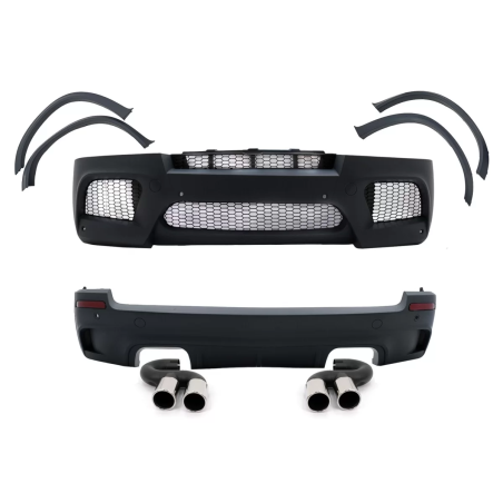 Kit carrozzeria con Passaruota compatibile con BMW X5 E70 (2007-2013) X5M design (Cod. K-CBBME70MBF)
