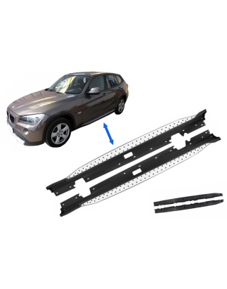 Pedane laterali compatibile con BMW X1 E84 (2009-2014) (Cod. K-RBBM05)