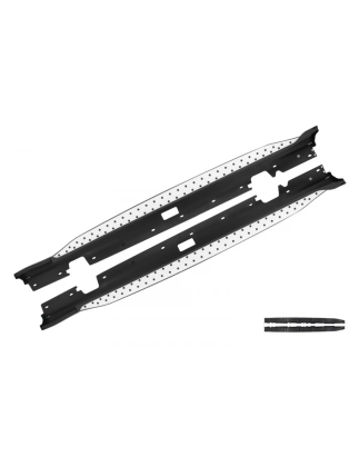 Pedane laterali compatibile con BMW X1 E84 (2009-2014) (Cod. K-RBBM05)