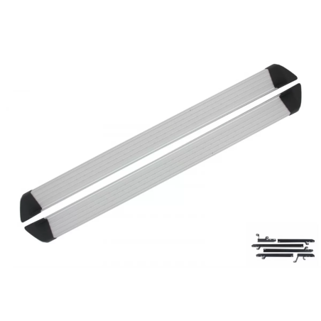 Pedane laterali compatibile con Nissan X-Trail II (2007-2012) (Cod. K-RBN02)