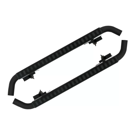 Pedane laterali compatibile con Land Rover Defender 110 (1990-2016) nero Edition (Cod. K-RBLRD110)