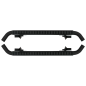 Pedane laterali compatibile con Land Rover Defender 110 (1990-2016) nero Edition (Cod. K-RBLRD110)