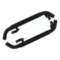 Pedane laterali compatibile con Land Rover Defender 90 (1990-2016) nero Edition (Cod. K-RBLRD90)