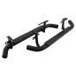 Pedane laterali compatibile con Land Rover Defender 90 (1990-2016) nero Edition (Cod. K-RBLRD90)