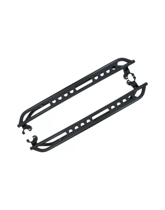 Pedane laterali Nerf Bars compatibile con Jeep Wrangler Rubicon JK (2007-2017) 4 Doors Iron (Cod. K-