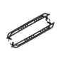 Pedane laterali Nerf Bars compatibile con Jeep Wrangler Rubicon JK (2007-2017) 4 Doors Iron (Cod. K-