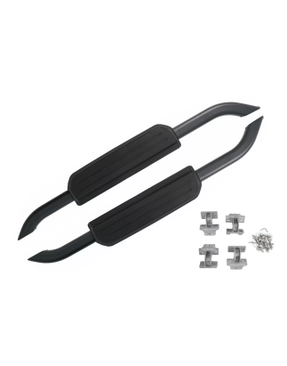 Pedane laterali compatibile con Land Rover Defender L663 90 (2020-in poi) nero Edition (Cod. K-RBLRD