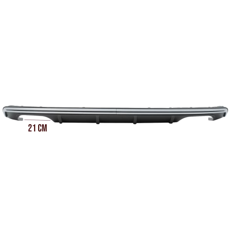 Paraurti posteriore Spoiler Diffusore compatibile con Audi A3 8V Hatchback Sportback (2012-2015) S3 