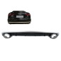 Paraurti posteriore Spoiler Diffusore and Terminali di scarico compatibile con Audi A6 4G C7 Facelif