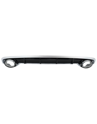 Paraurti posteriore Spoiler Diffusore and Terminali di scarico compatibile con Audi A6 4G C7 Facelif