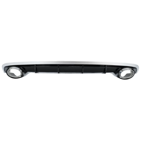 Paraurti posteriore Spoiler Diffusore and Terminali di scarico compatibile con Audi A6 4G C7 Facelif