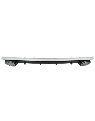 Paraurti posteriore Spoiler Diffusore and Terminali di scarico compatibile con Audi A6 4G C7 Facelif