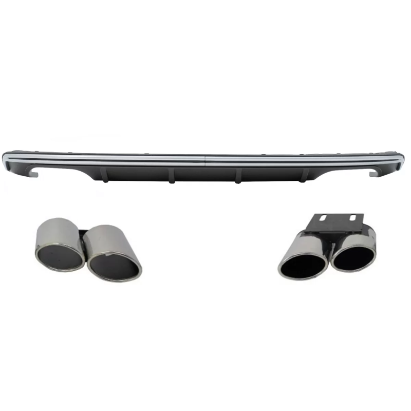 Paraurti posteriore Spoiler Diffusore compatibile con Audi A3 8V Hatchback Sportback (2012-2015) con