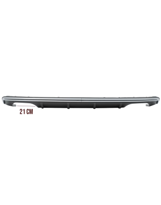 Paraurti posteriore Spoiler Diffusore compatibile con Audi A3 8V Hatchback Sportback (2012-2015) con