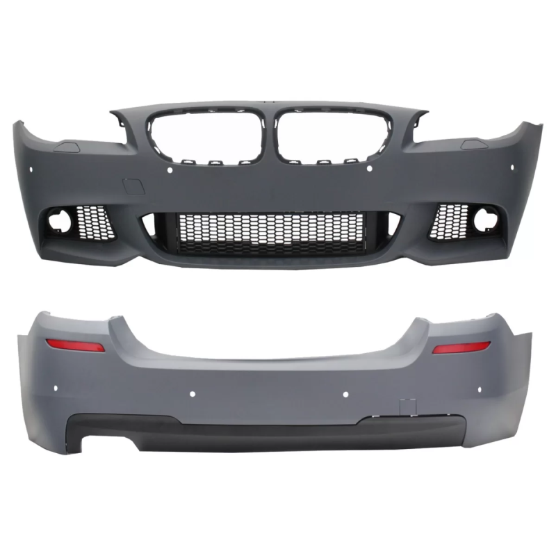 Paraurti anteriore conout Fog Lamps con Paraurti posteriore compatibile con BMW 5 Serie F10 (2011-20