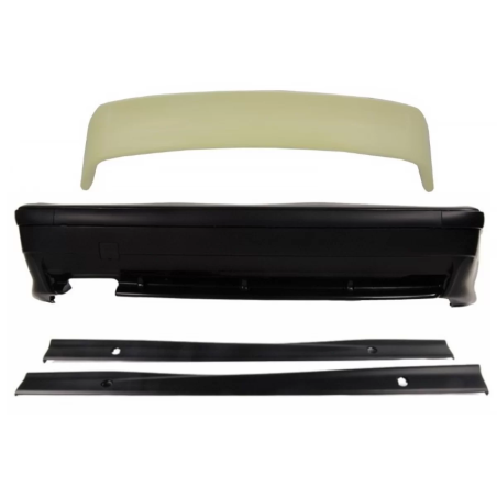 Paraurti posteriore con Minigonne laterali Spoiler baule Top Wing LTW design compatibile con BMW E36