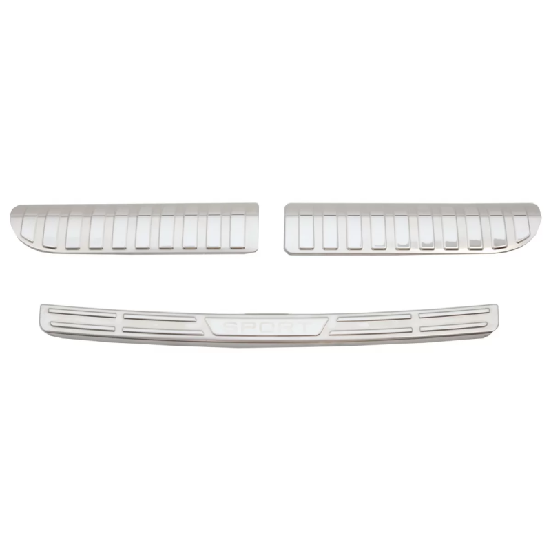 Paraurti posteriore Protector Sill Plate Foot Plate Alluminio Cover compatibile con Range Rover Spor