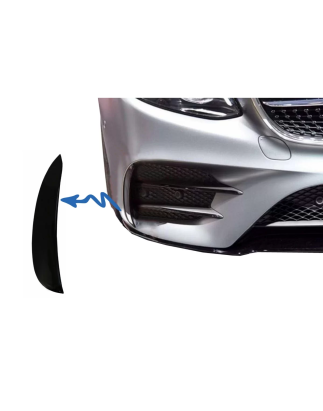 Paraurti anteriore Flaps Side Fins Flics compatibile con Mercedes Classe E W213 S213 C238 A238 E43 E
