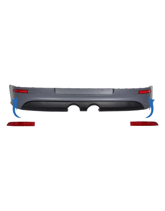 Paraurti posteriore Reflector compatibile con VW Golf 5 V (2003-2007) look R32 (Cod. K-RBRVWG5R32)