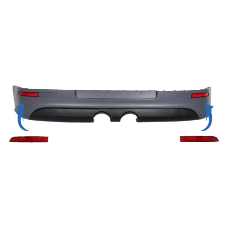 Paraurti posteriore Reflector compatibile con VW Golf 5 V (2003-2007) look R32 (Cod. K-RBRVWG5R32)