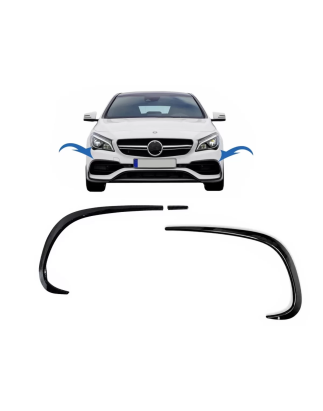 Paraurti anteriore Flaps Side Fins Flics compatibile con Mercedes CLA W117 C117 X117 (2016-2018) con