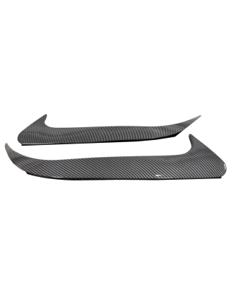 Paraurti posteriore Flaps Side Fins Flips compatibile con Mercedes CLA W117 (2014-2018) Carbon Editi