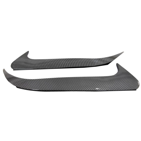 Paraurti posteriore Flaps Side Fins Flips compatibile con Mercedes CLA W117 (2014-2018) Carbon Editi