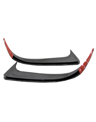 Paraurti posteriore Flaps Side Fins Flips compatibile con Mercedes CLA W117 (2014-2018) Carbon Editi