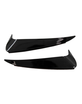 Paraurti posteriore Flaps Side Fins Flics compatibile con Mercedes C Classe W205 (2014-2020) nero lu