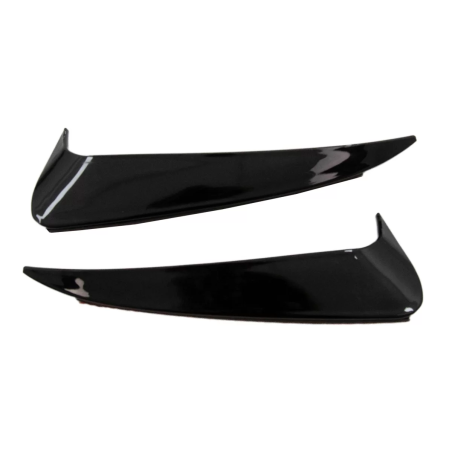 Paraurti posteriore Flaps Side Fins Flics compatibile con Mercedes C Classe W205 (2014-2020) nero lu