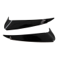 Paraurti posteriore Flaps Side Fins Flics compatibile con Mercedes C Classe W205 (2014-2020) nero lu