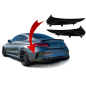 Paraurti posteriore Flaps Side Fins Flics compatibile con Mercedes C-Classe C205 A205 (2014-2018) Ca