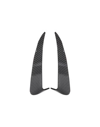 Paraurti posteriore Flaps Side Fins Flics compatibile con Mercedes C Classe W205 (2014-2020) Carbon 