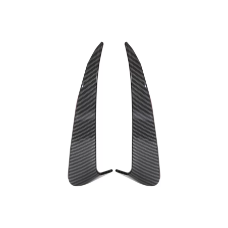 Paraurti posteriore Flaps Side Fins Flics compatibile con Mercedes C Classe W205 (2014-2020) Carbon 
