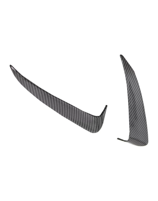 Paraurti posteriore Flaps Side Fins Flics compatibile con Mercedes C Classe W205 (2014-2020) Carbon 