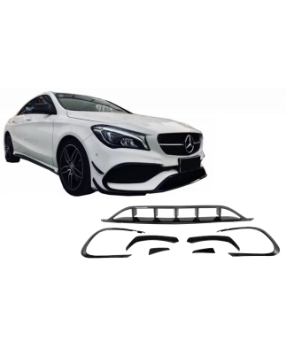 Paraurti anteriore Splitters Fins Aero Conversion Kit compatibile con Mercedes CLA W117 Facelift (20