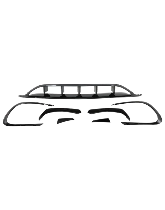 Paraurti anteriore Splitters Fins Aero Conversion Kit compatibile con Mercedes CLA W117 Facelift (20