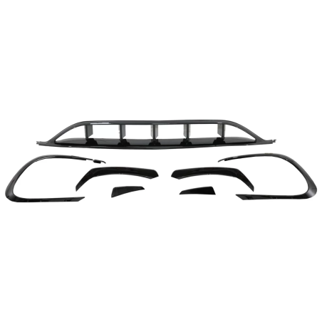 Paraurti anteriore Splitters Fins Aero Conversion Kit compatibile con Mercedes CLA W117 Facelift (20