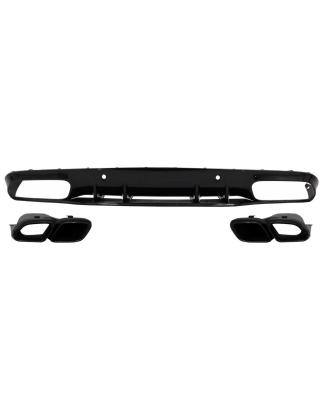 Paraurti posteriore Spoiler Diffusore compatibile con Mercedes C-Classe C205 A205 Cabrio (2014-2019)