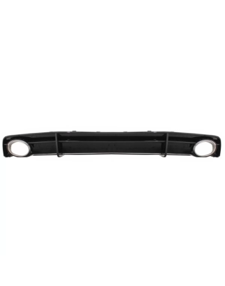 Paraurti posteriore Spoiler Diffusore nero con Terminali di scarico compatibile con Audi A7 4G Facel
