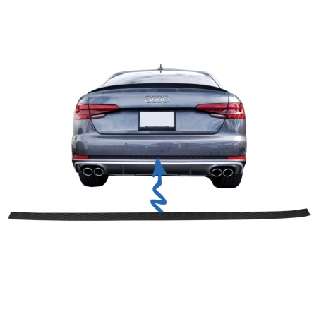 Paraurti posteriore Trim compatibile con Audi A4 B9 8W (2016-2018) Berlina Avant S-Line design For N