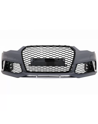 Paraurti anteriore compatibile con Audi A6 4G Facelift (2015-2018) and Paraurti posteriore Spoiler D