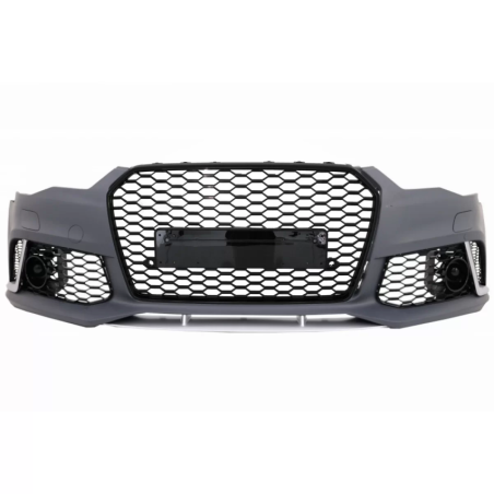 Paraurti anteriore compatibile con Audi A6 4G Facelift (2015-2018) and Paraurti posteriore Spoiler D