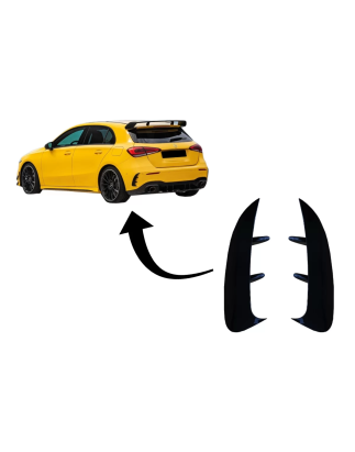 Paraurti posteriore Flaps Flics Side Fins compatibile con Mercedes A Classe W177 (04.2018-in poi) Ha