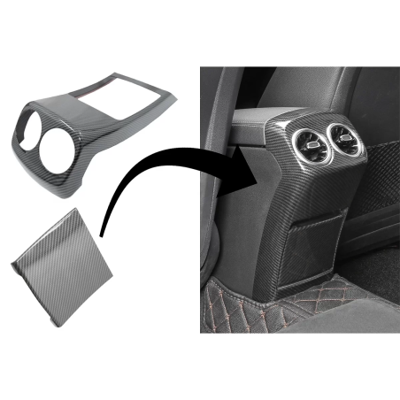 Paraurti posteriore Reflectors Frame Trim Cover Stickers Decal compatibile con Mercedes A-Classe V17