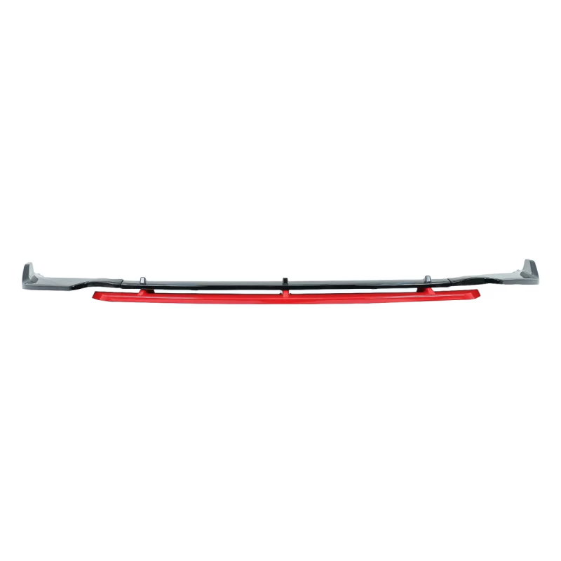 Paraurti anteriore Lip Extension Spoiler compatibile con VW Polo AW MK6 (2018-in poi) nero lucido Ad