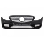 Paraurti anteriore & Diffusore con Terminali di scarico cromato compatibile con Mercedes C-Classe W2