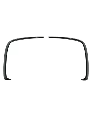 Paraurti posteriore Flaps Flics Side Fins compatibile con Mercedes A-Classe W176 (2012-2018) nero lu
