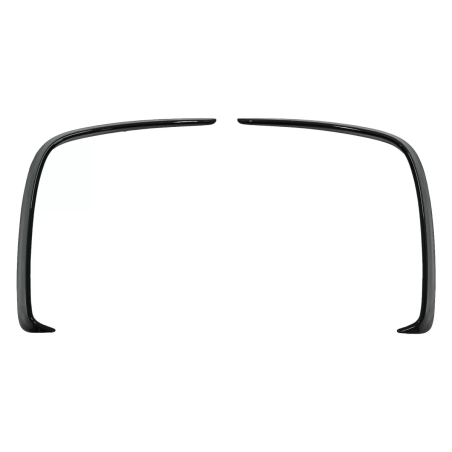 Paraurti posteriore Flaps Flics Side Fins compatibile con Mercedes A-Classe W176 (2012-2018) nero lu