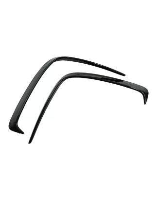 Paraurti posteriore Flaps Flics Side Fins compatibile con Mercedes A-Classe W176 (2012-2018) nero lu